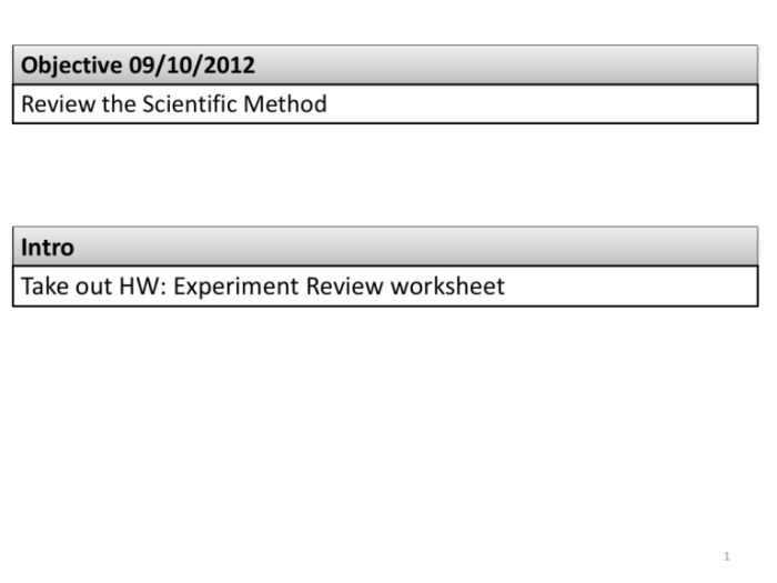 Redi's experiment worksheet answer key