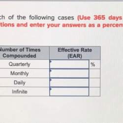 Find the ear in each of the following cases