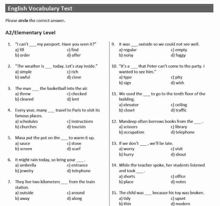 Mississippi assessment program practice test answers english 2